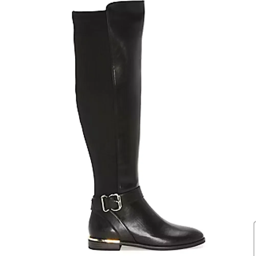 Liz Claiborne Womens Jepson Stacked Heel Over the Knee Boots!